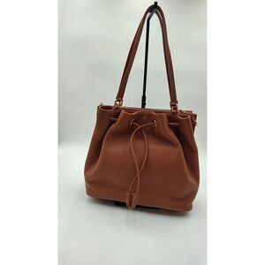 Quince Italian Leather Triple Compartment Bucket Bag